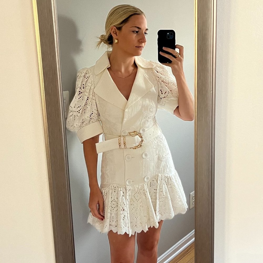 Acler White Lace Dress
